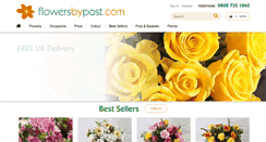 Desktop Screenshot of flowersbypost.com